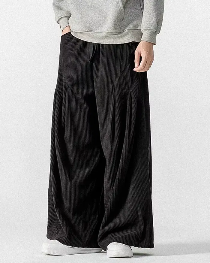 Corduroy wide pants "Zugawa" - Image 5