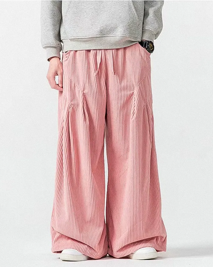 Corduroy wide pants "Zugawa" - Image 6