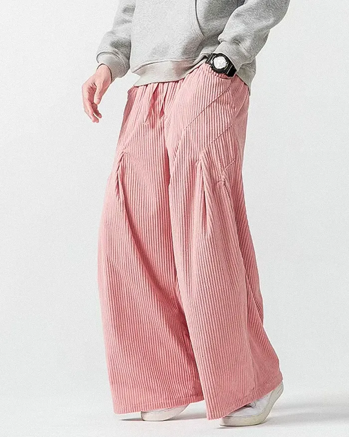 Corduroy wide pants "Zugawa" - Image 7