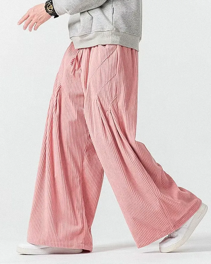 Corduroy wide pants "Zugawa" - Image 8