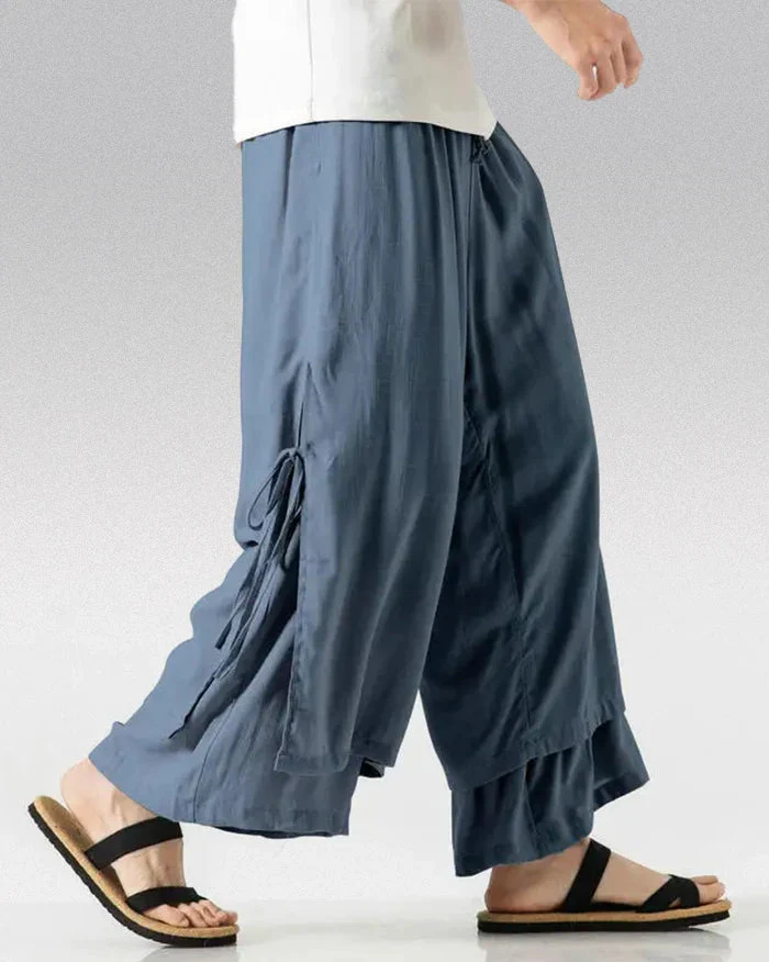 Cotton hakama pants "Tsuruga" - Image 5