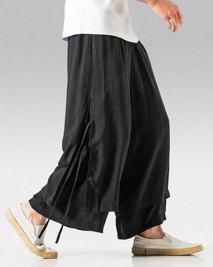 Cotton hakama pants "Tsuruga" - Image 6