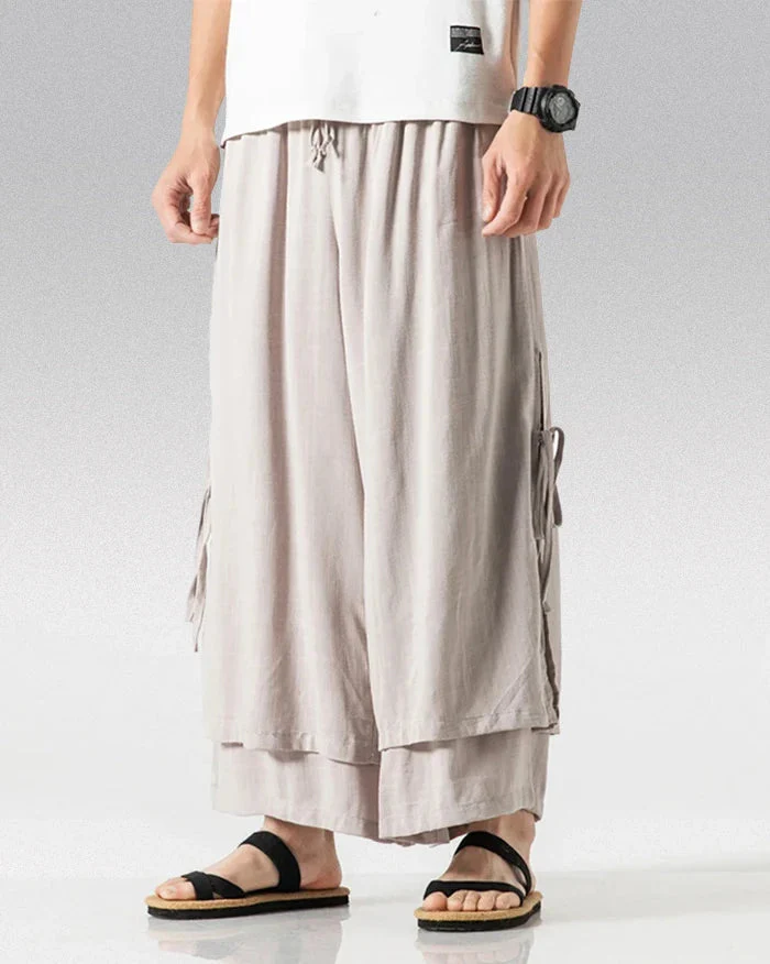 Cotton hakama pants "Tsuruga" - Image 7