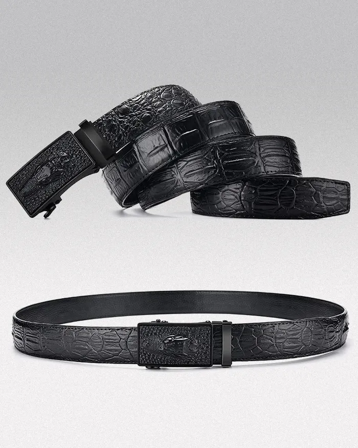Crocodile Pattern belt "Ina" - Image 4