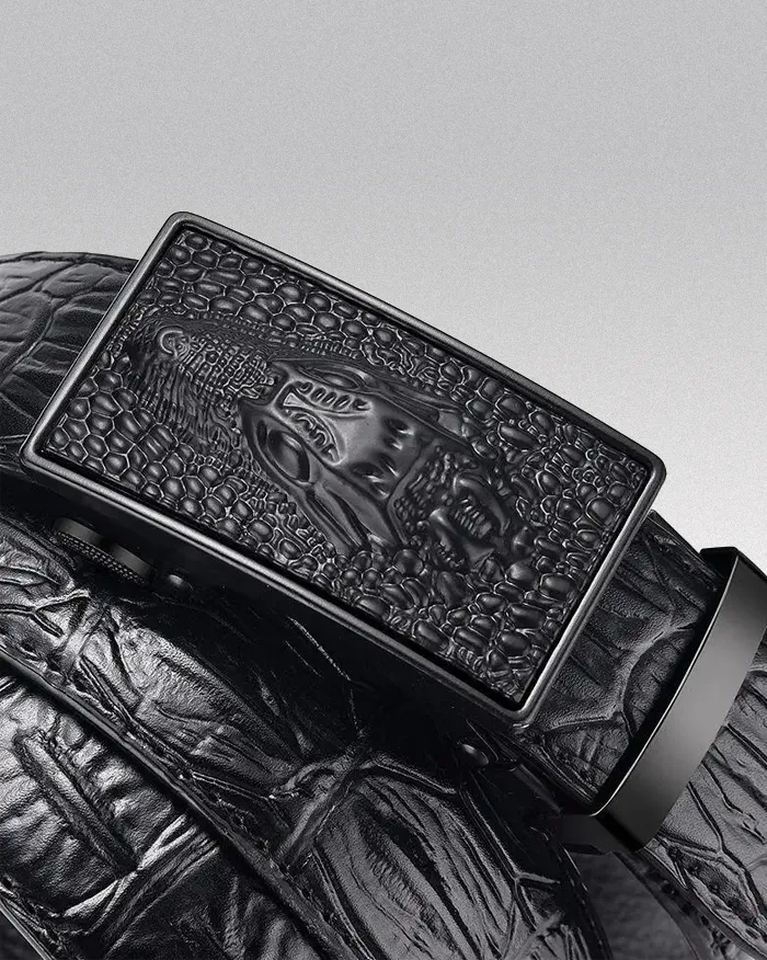 Crocodile Pattern belt "Ina" - Image 5