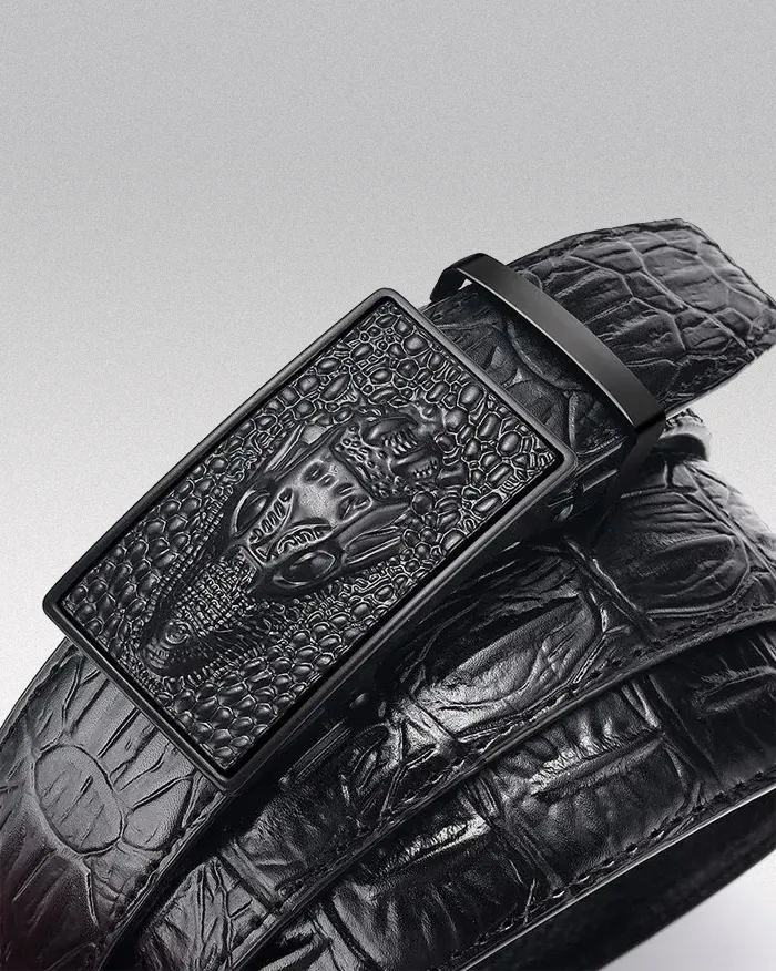 Crocodile Pattern belt "Ina" - Image 6