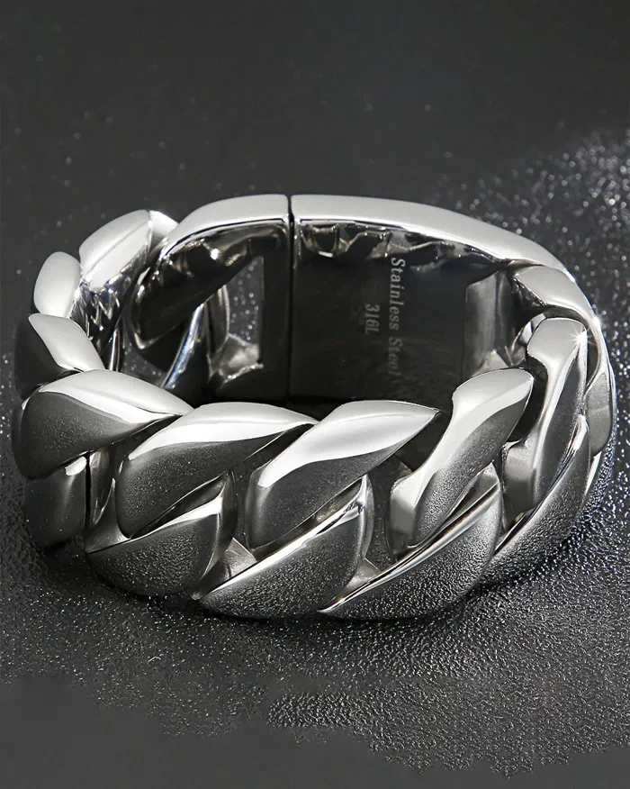 Cuban link bracelet men "Phantom" - Image 5