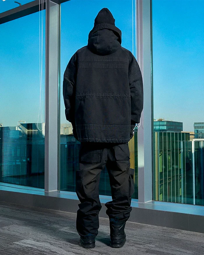 Cyberpunk black pants "Kaichi" - Image 11