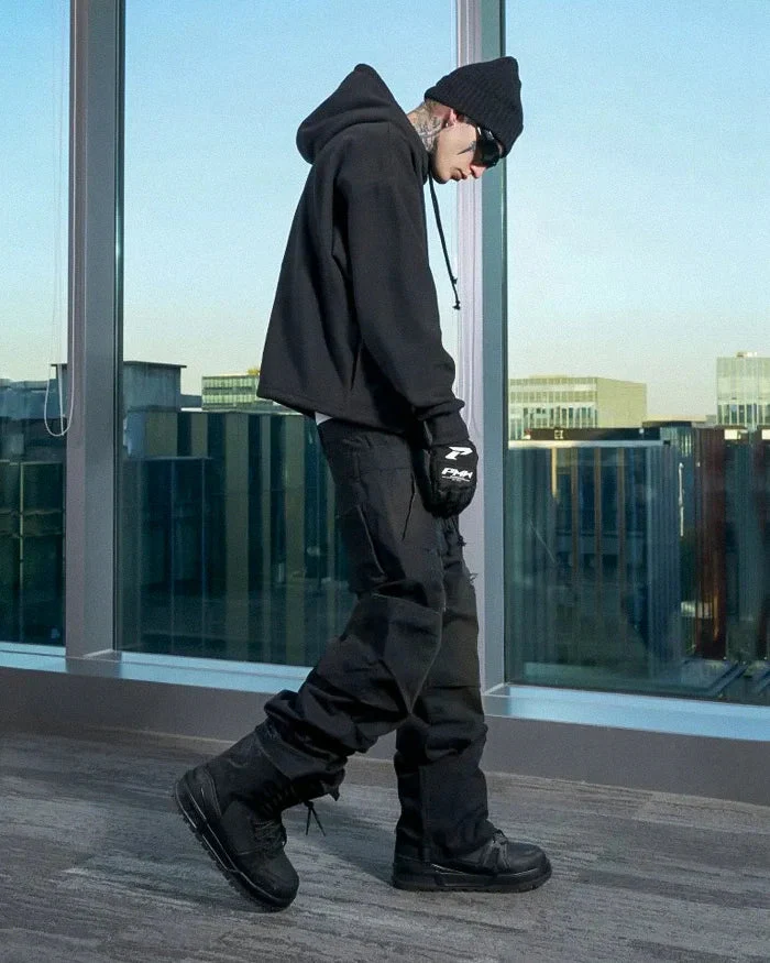 Cyberpunk black pants "Kaichi" - Image 3