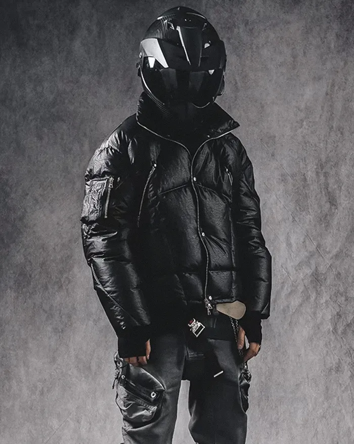 Cyberpunk Down Jacket "Miawaji" - Image 4