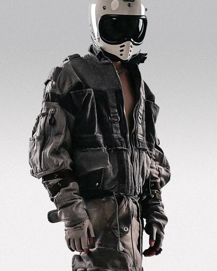 Cyberpunk futuristic jacket "Tsukubu" - Image 6