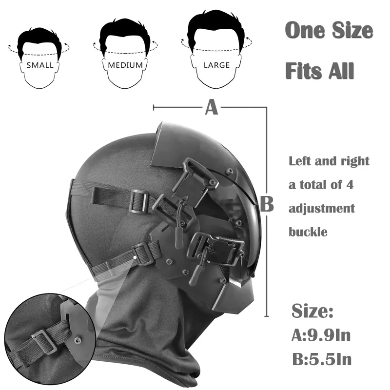 Cyberpunk Helmet "Fukui" - Image 8