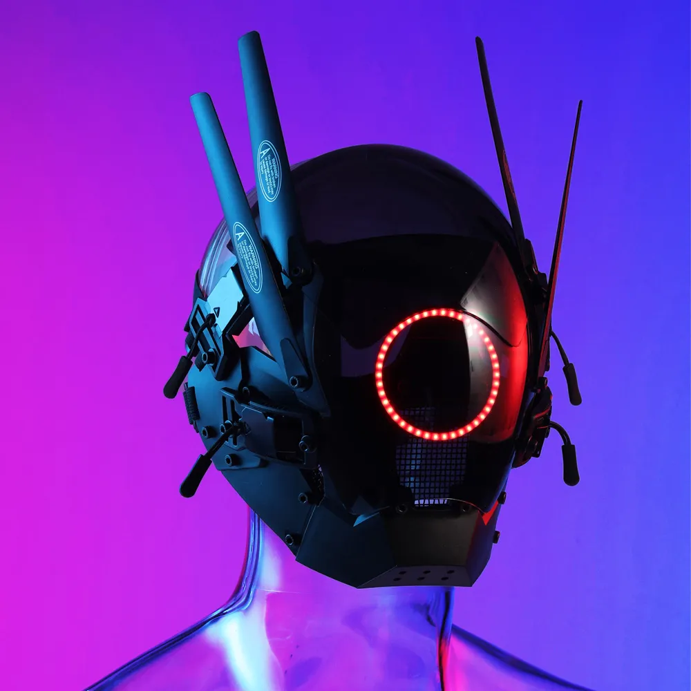 Cyberpunk Helmet "Gasaki" - Image 5