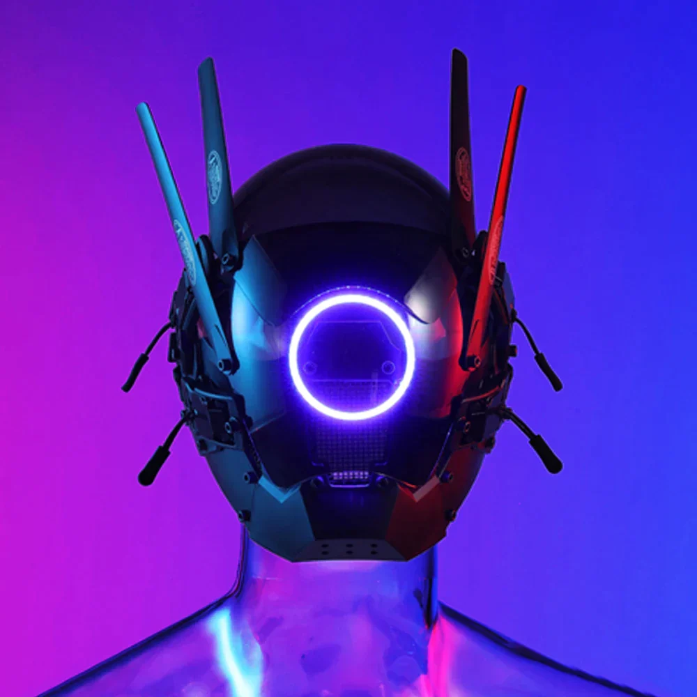 Cyberpunk Helmet "Gasaki" - Image 7