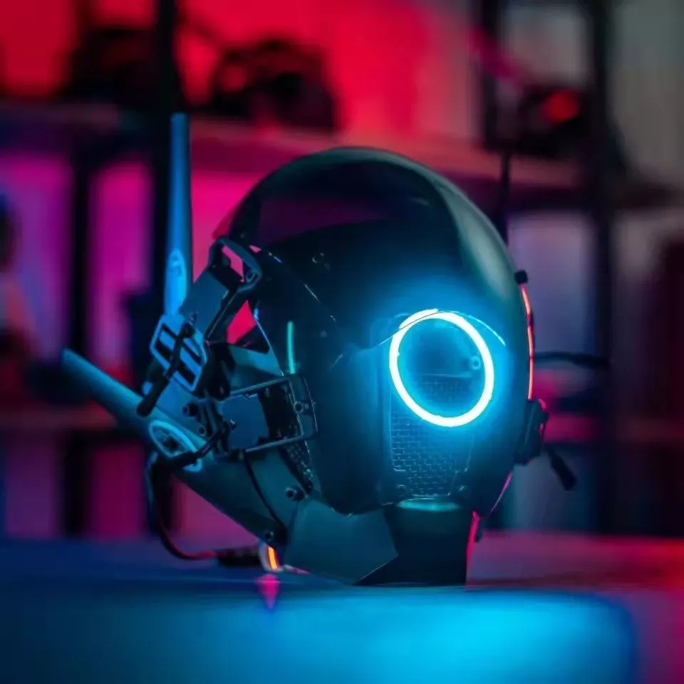 Cyberpunk Helmet "Gasaki" - Image 8