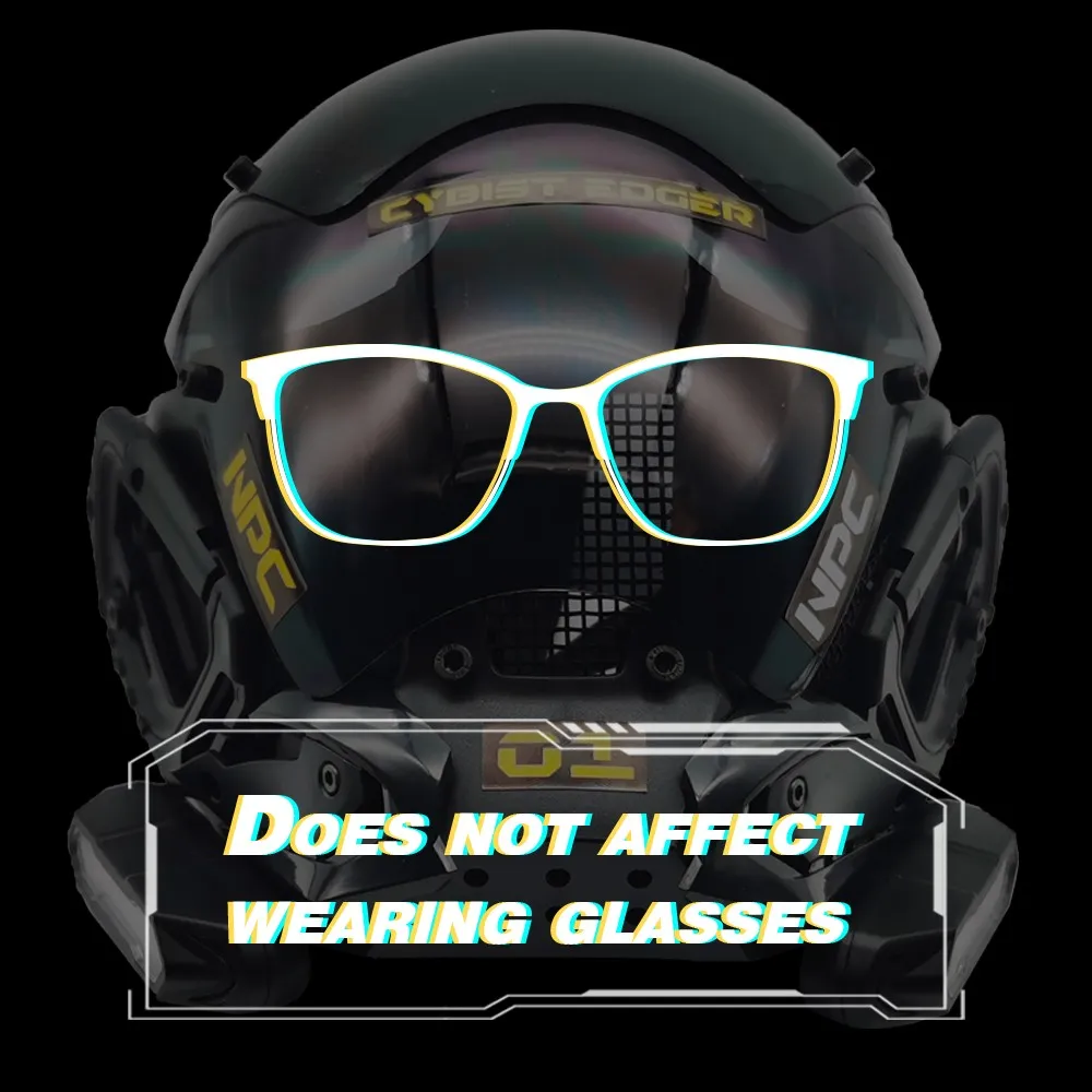 Cyberpunk Helmet "Nagaka" - Image 7
