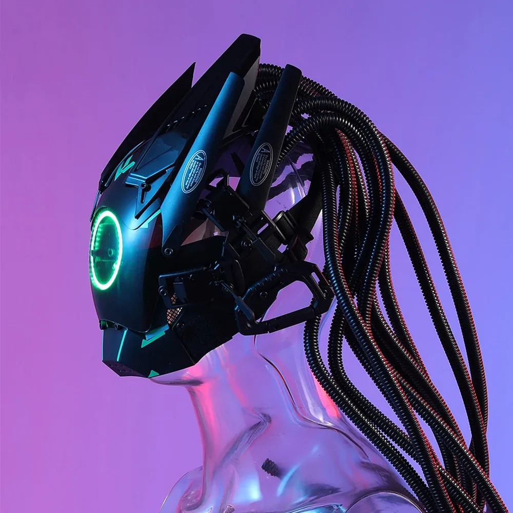 Cyberpunk Helmet "Neyaga" - Image 11