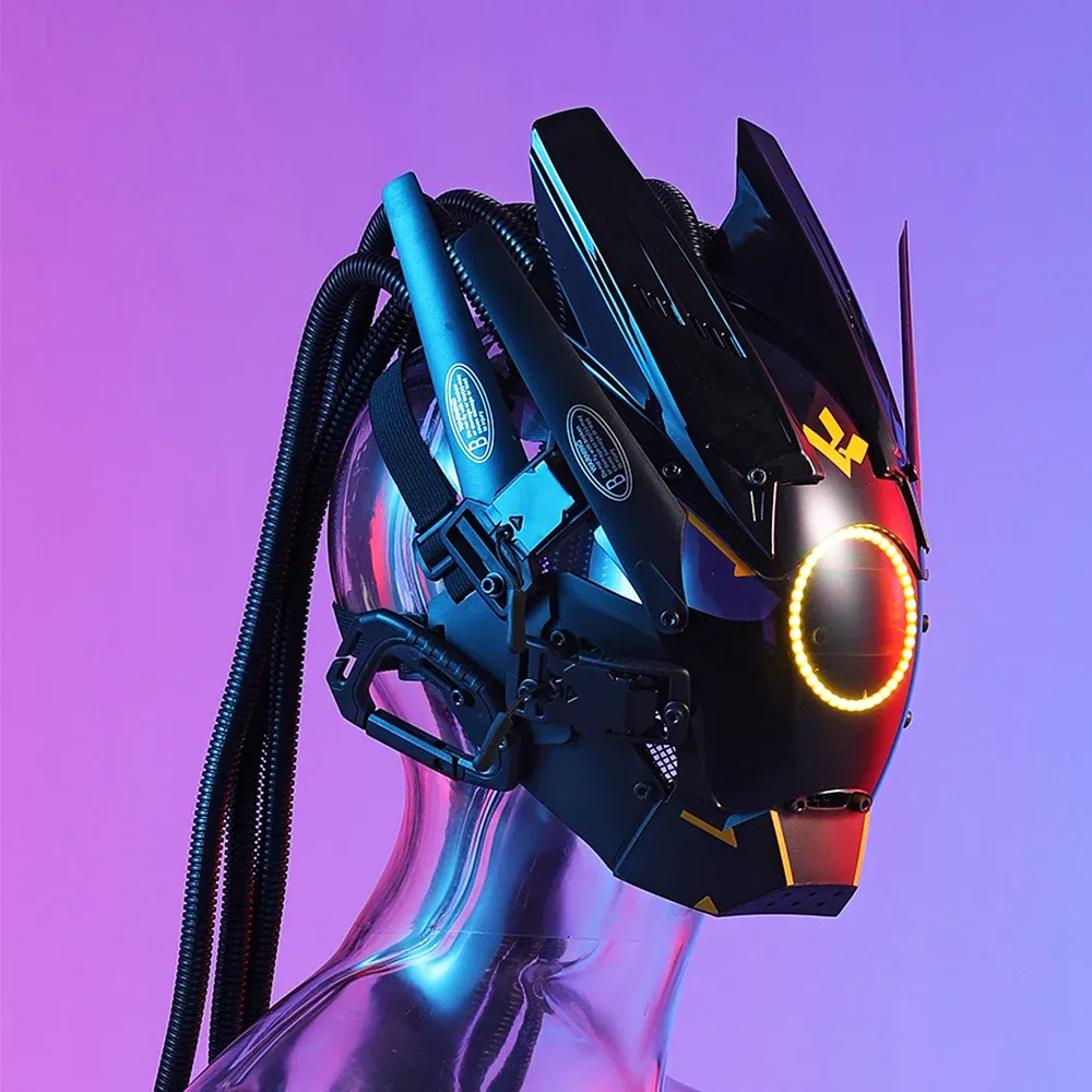 Cyberpunk Helmet "Neyaga" - Image 4