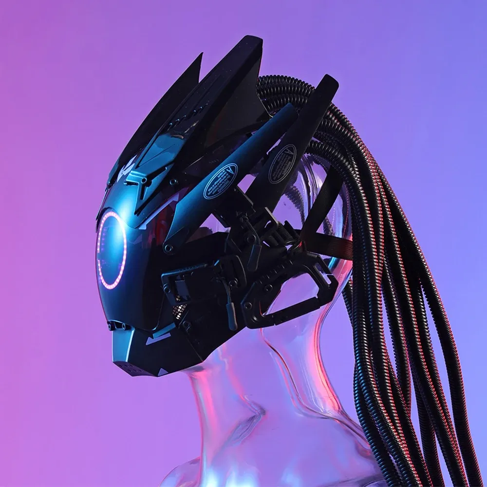 Cyberpunk Helmet "Neyaga" - Image 7
