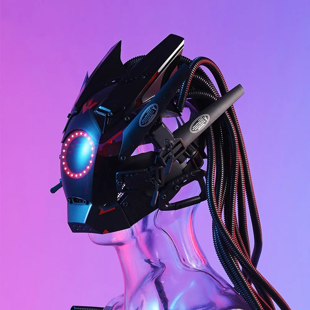Cyberpunk Helmet "Neyaga" - Image 8