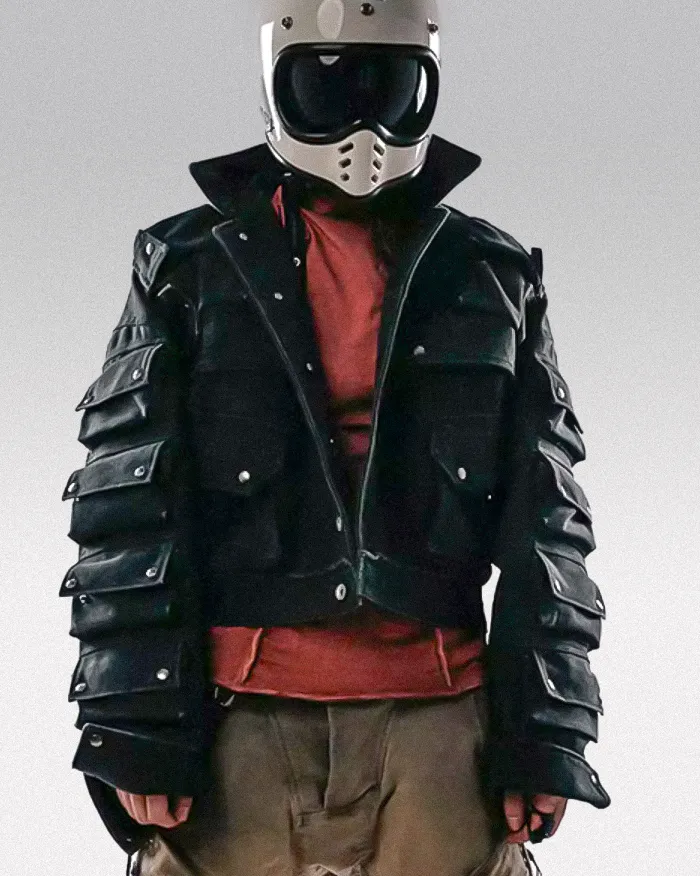Cyberpunk jean jacket "Nanako" - Image 2