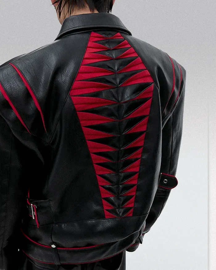 Cyberpunk leather jacket "Ragawa" - Image 12