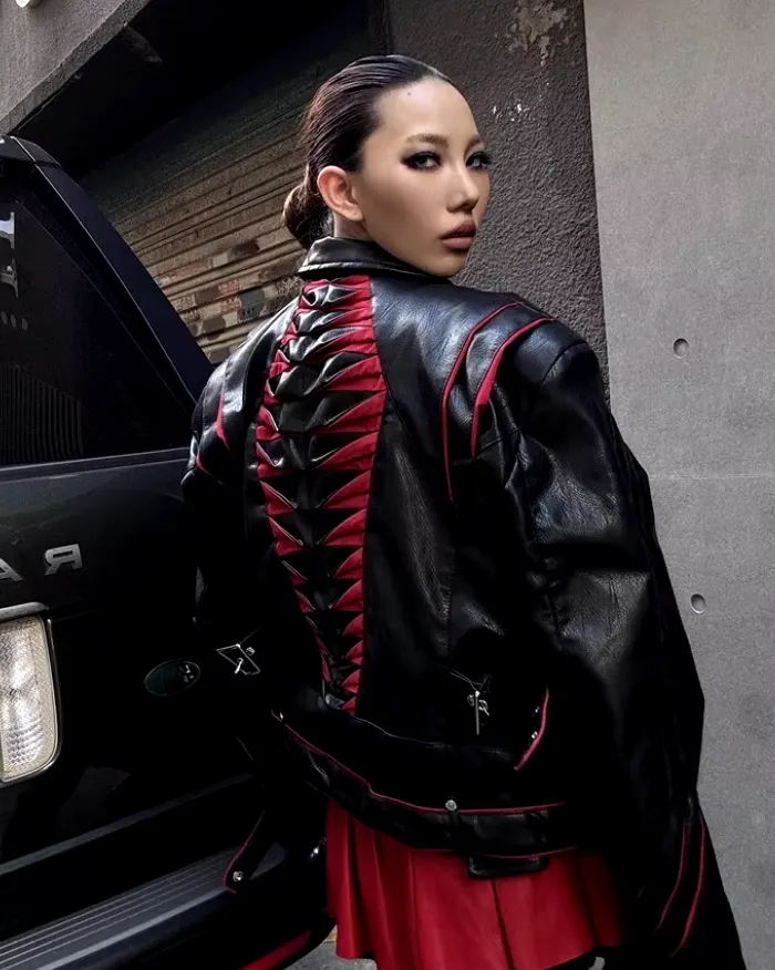 Cyberpunk leather jacket "Ragawa" - Image 5