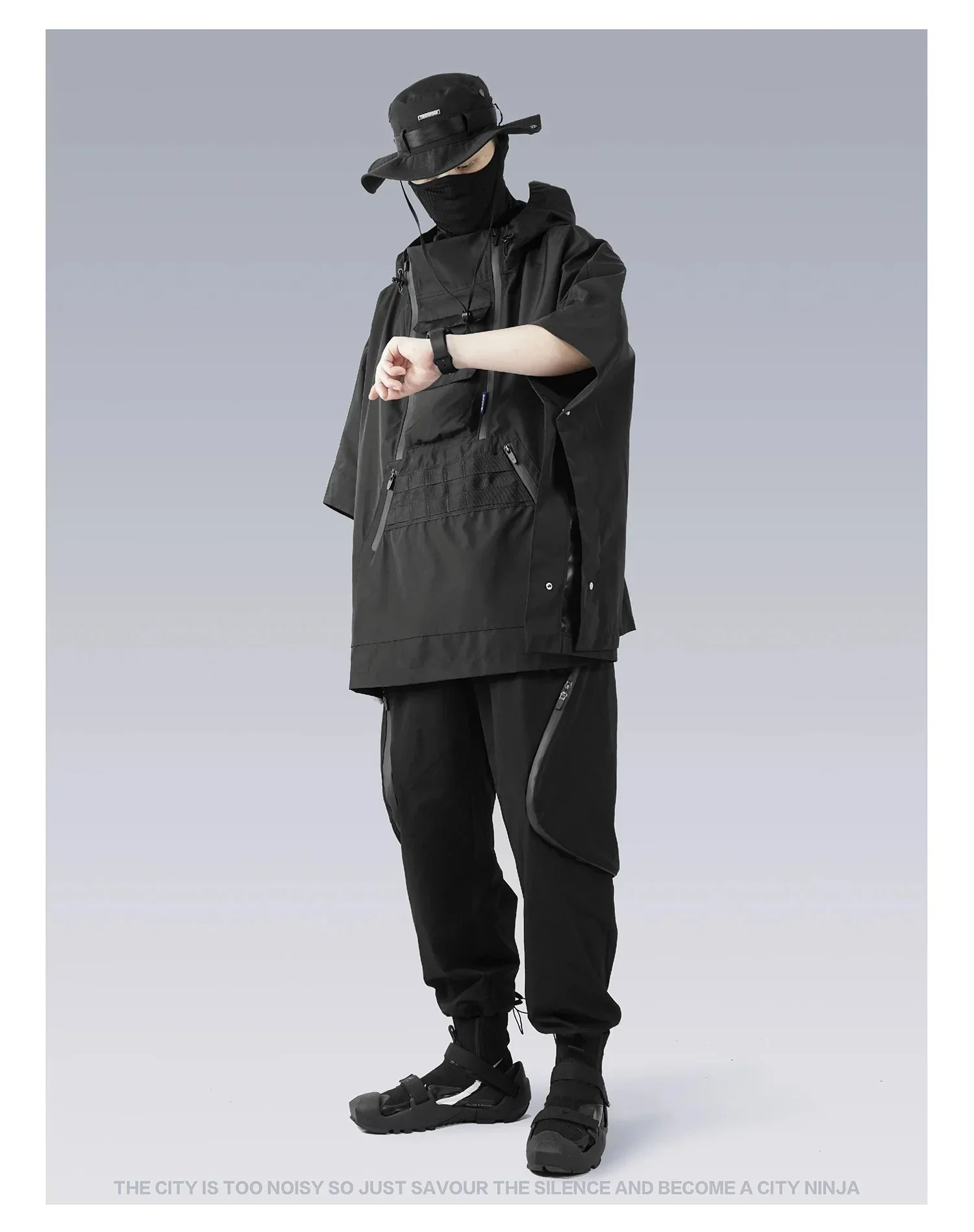 Cyberpunk Poncho "Aoga" - Image 11