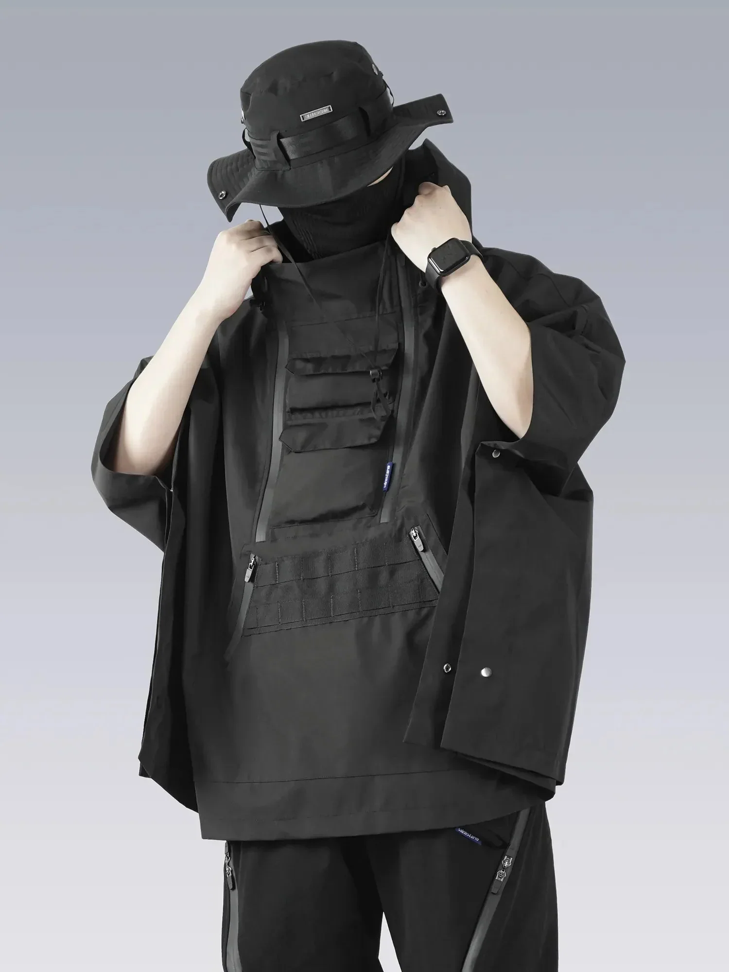 Cyberpunk Poncho "Aoga" - Image 4