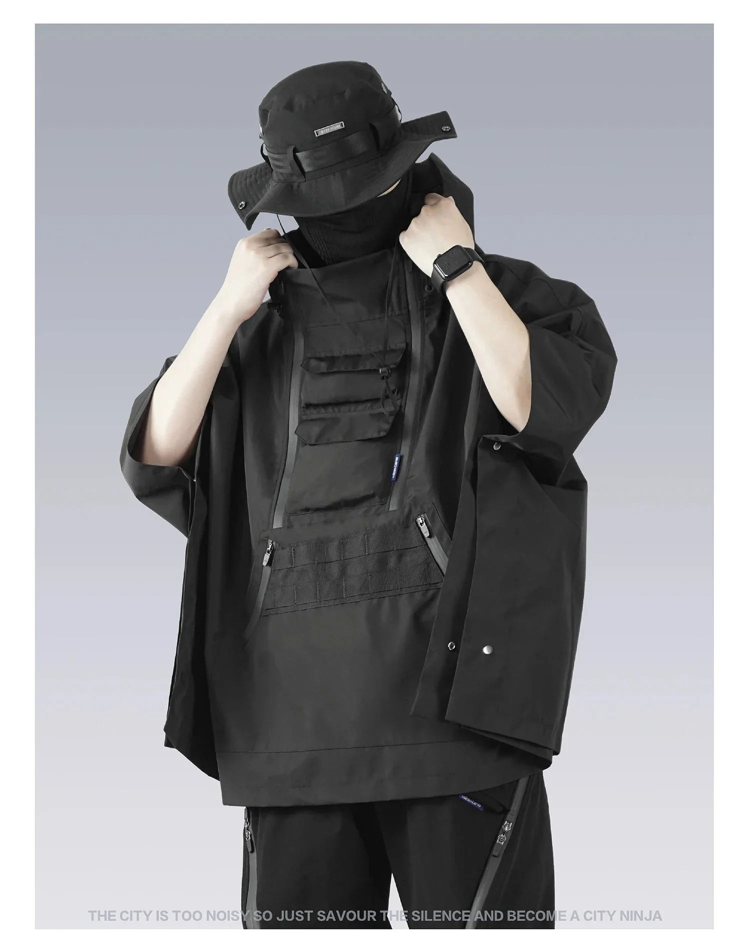 Cyberpunk Poncho "Aoga" - Image 8