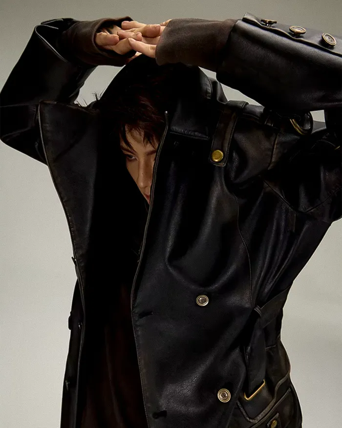 Cyberpunk trench coat "Kamirai" - Image 11