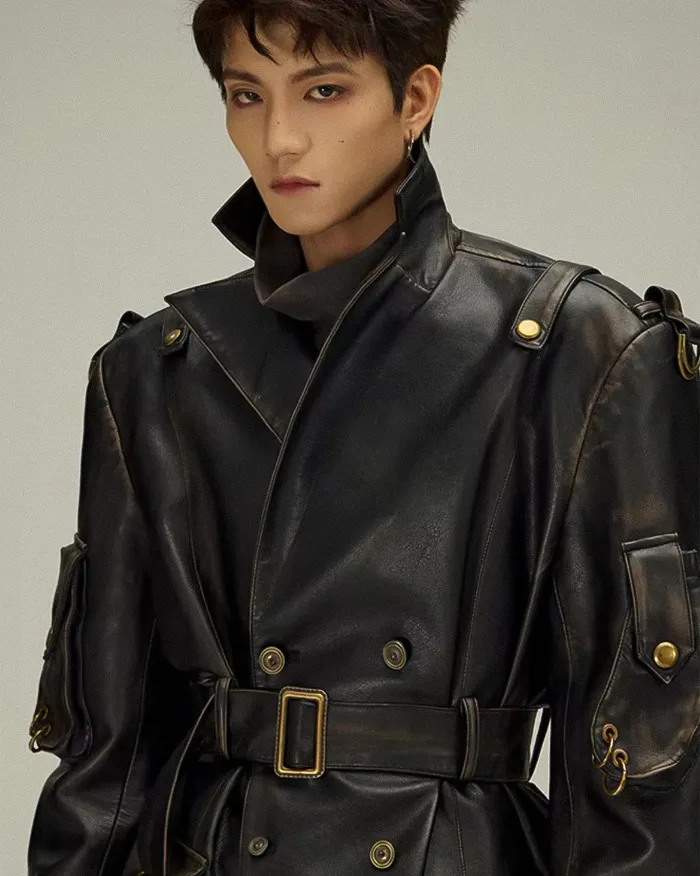 Cyberpunk trench coat "Kamirai" - Image 12