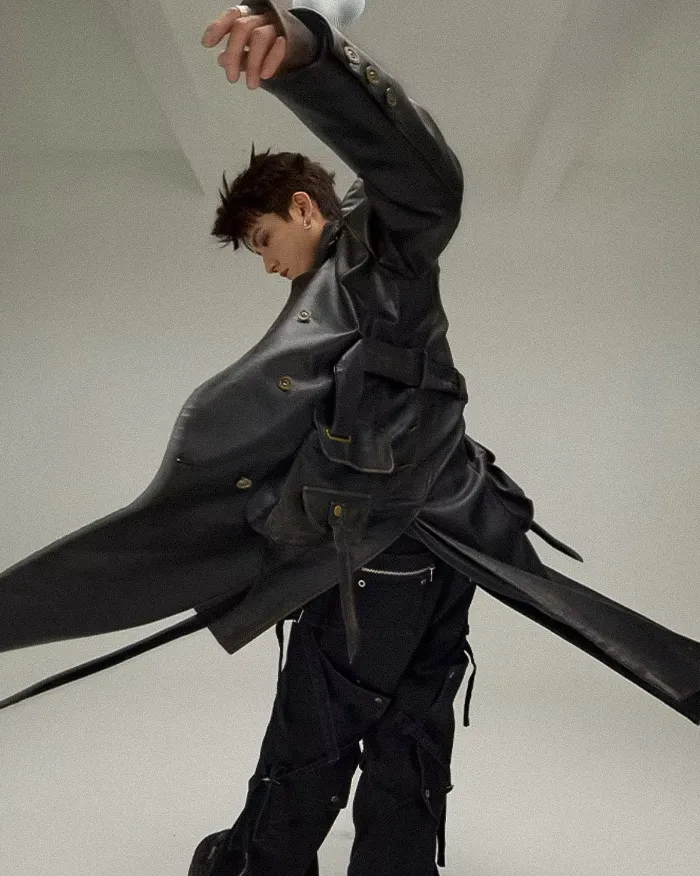 Cyberpunk trench coat "Kamirai" - Image 16