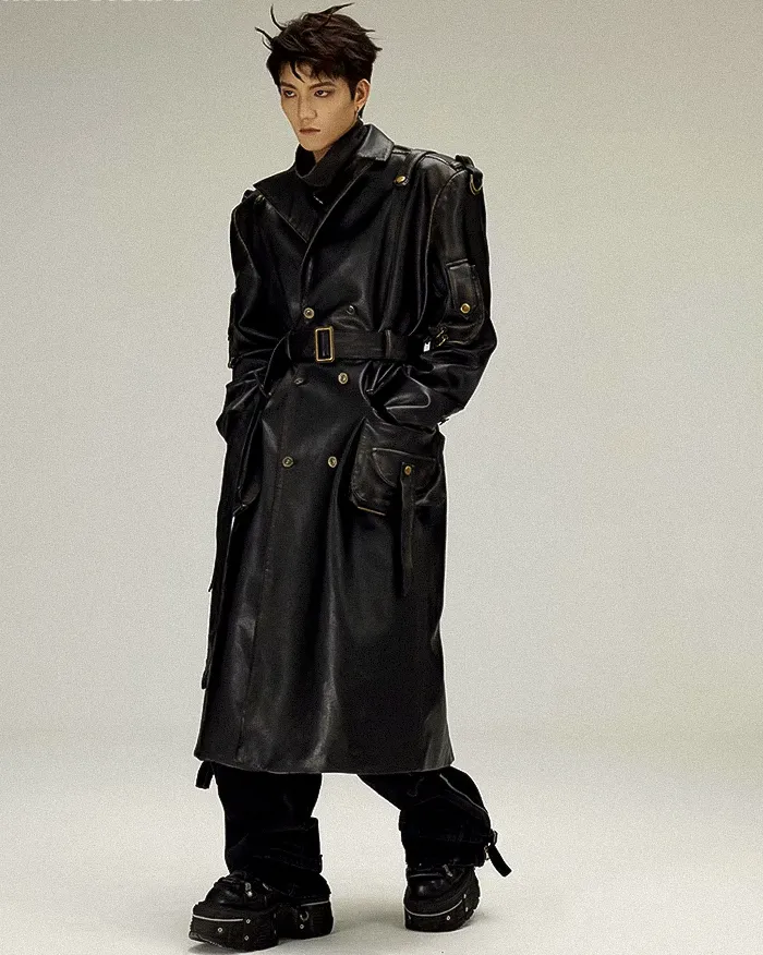 Cyberpunk trench coat "Kamirai" - Image 18