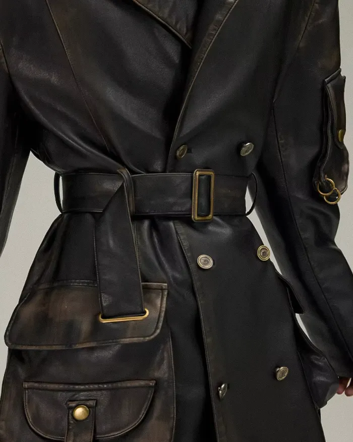 Cyberpunk trench coat "Kamirai" - Image 4