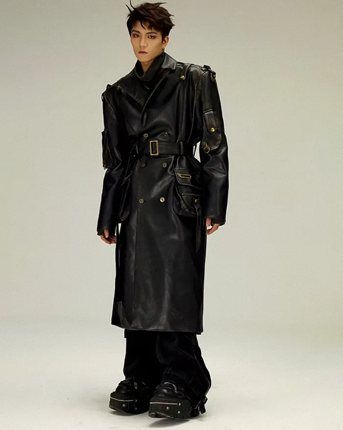 Cyberpunk trench coat "Kamirai" - Image 6