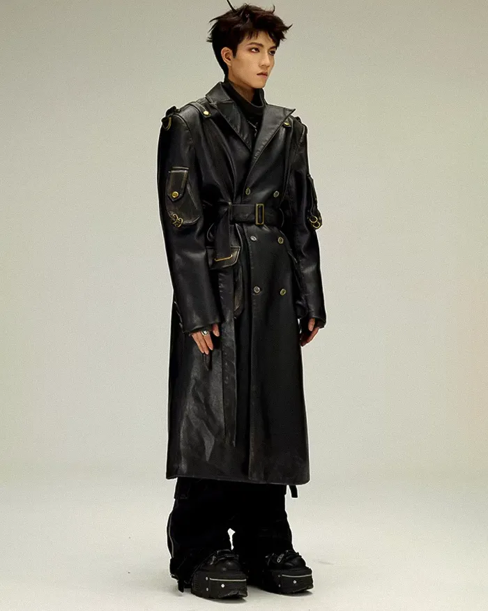 Cyberpunk trench coat "Kamirai" - Image 7