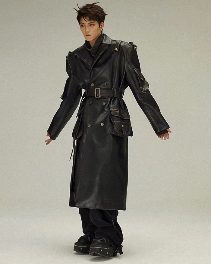Cyberpunk trench coat "Kamirai" - Image 8