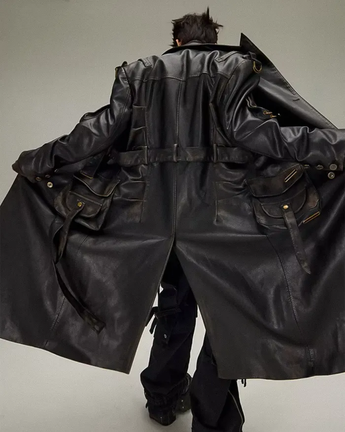 Cyberpunk trench coat "Kamirai" - Image 9