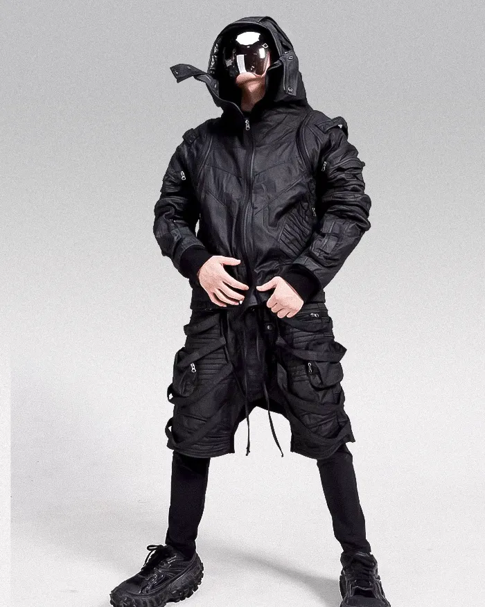 Cyberpunk Waxed jacket "Chiura" - Image 11