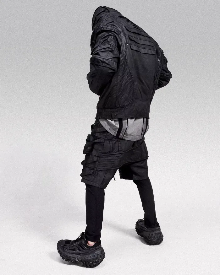 Cyberpunk Waxed jacket "Chiura" - Image 13
