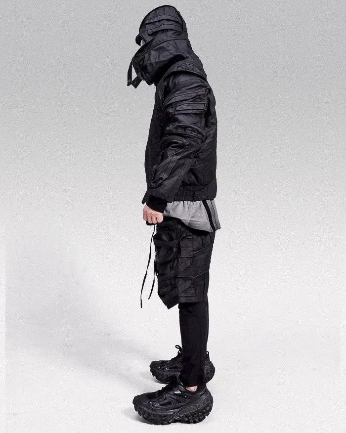 Cyberpunk Waxed jacket "Chiura" - Image 16