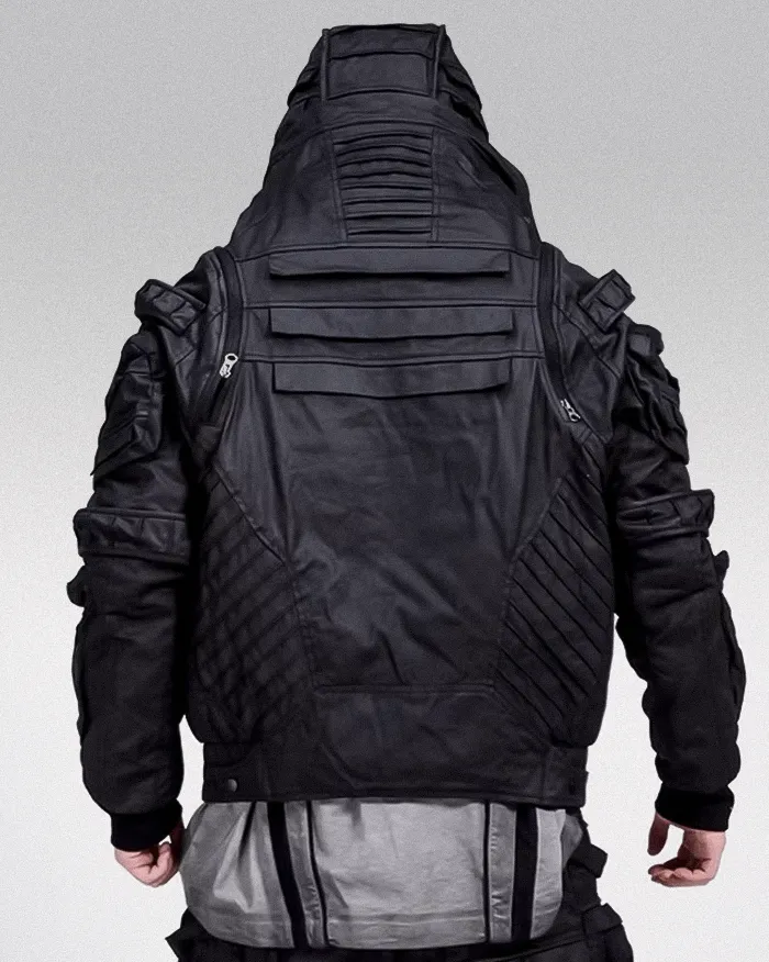 Cyberpunk Waxed jacket "Chiura" - Image 4