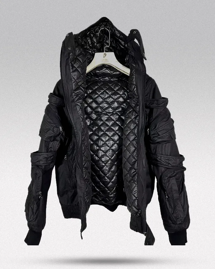 Cyberpunk Waxed jacket "Chiura" - Image 6