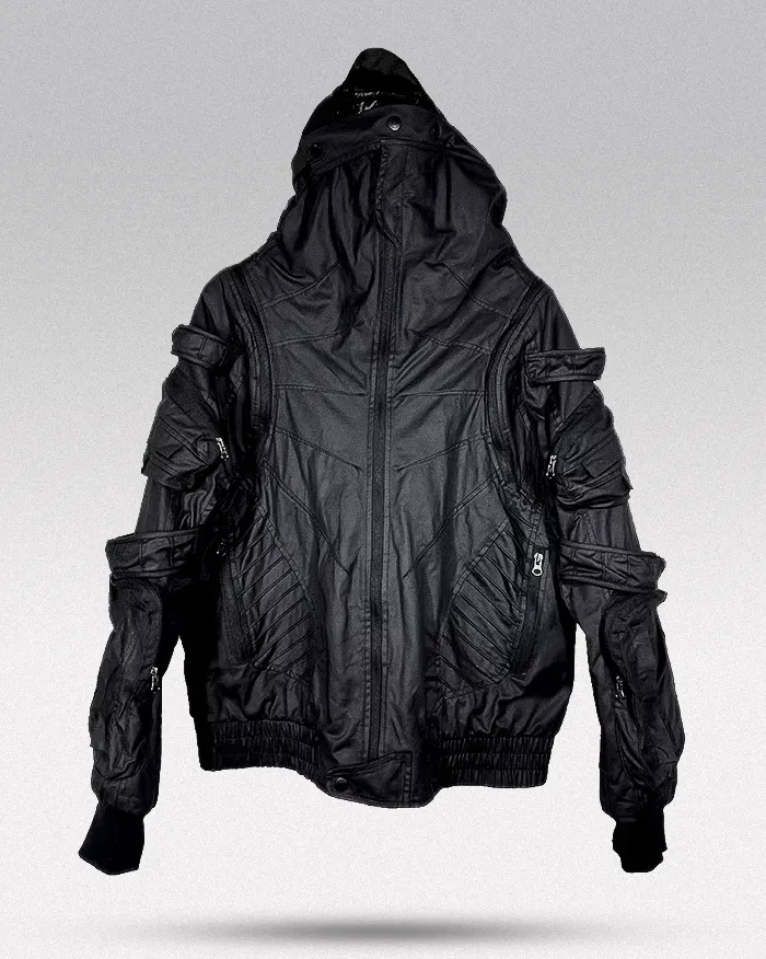 Cyberpunk Waxed jacket "Chiura" - Image 7