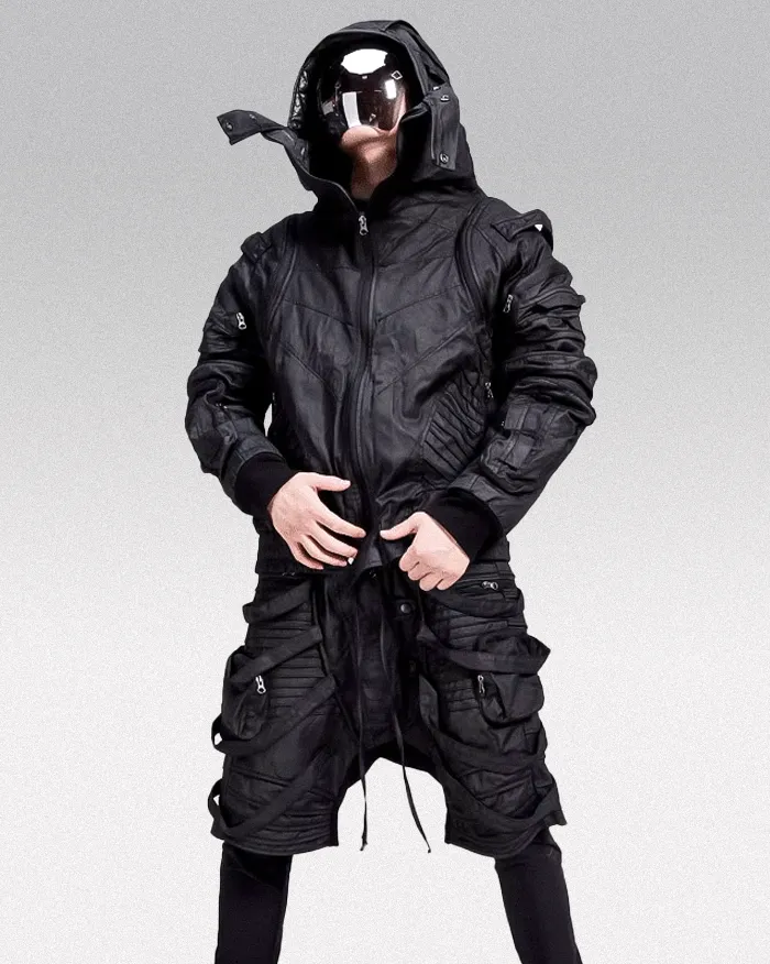 Cyberpunk Waxed jacket "Chiura" - Image 8