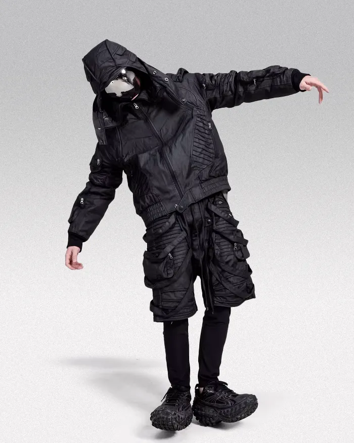 Cyberpunk Waxed jacket "Chiura" - Image 9