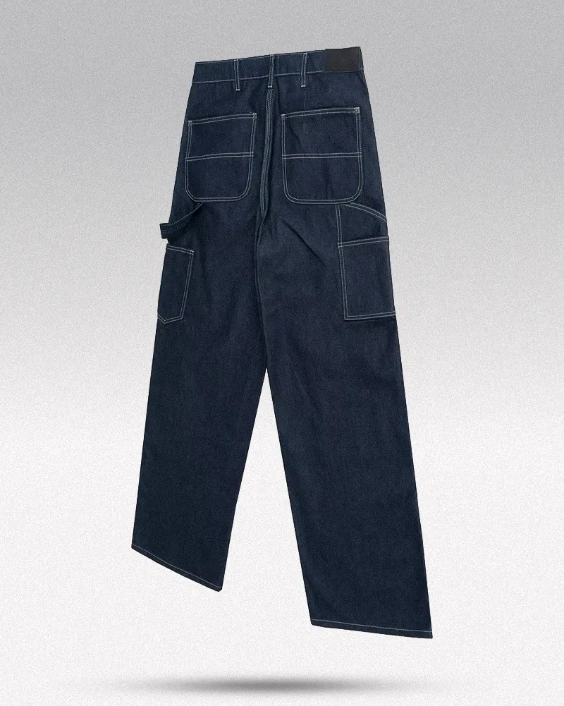Dark blue baggy jeans "Magane" - Image 4
