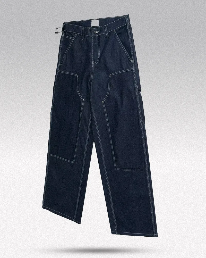 Dark blue baggy jeans "Magane" - Image 5