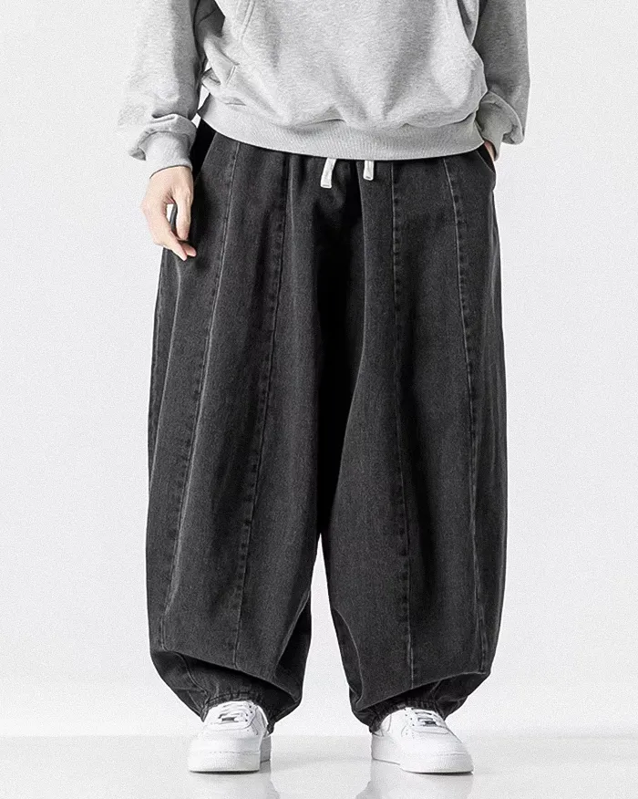 Denim harem pants for men "Toyoba" - Image 6